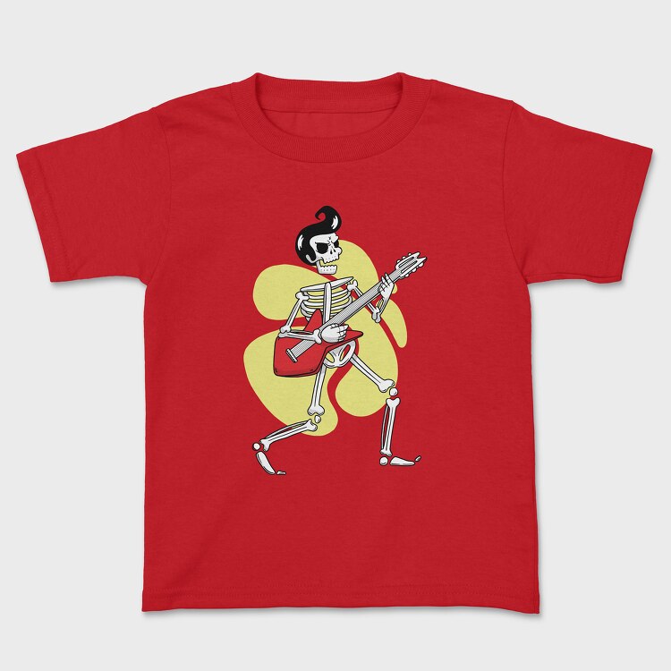 Tricou Copii, Guitar Skeleton