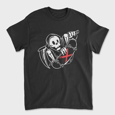 Tricou Barbati (Unisex), Grim Reaper Skate