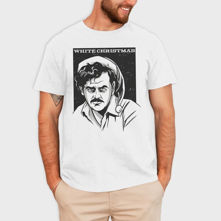 Whitechristmasman, Tricou Barbati (Unisex)