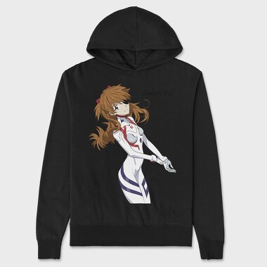 Souryuu Asuka Langley, Hanorac Oversize Barbati (Unisex)