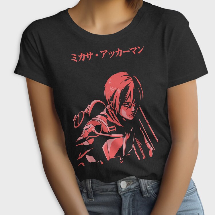Mikasa Akkerman Red, Tricou Femei