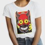 Halloween Devil Grin, Tricou Femei