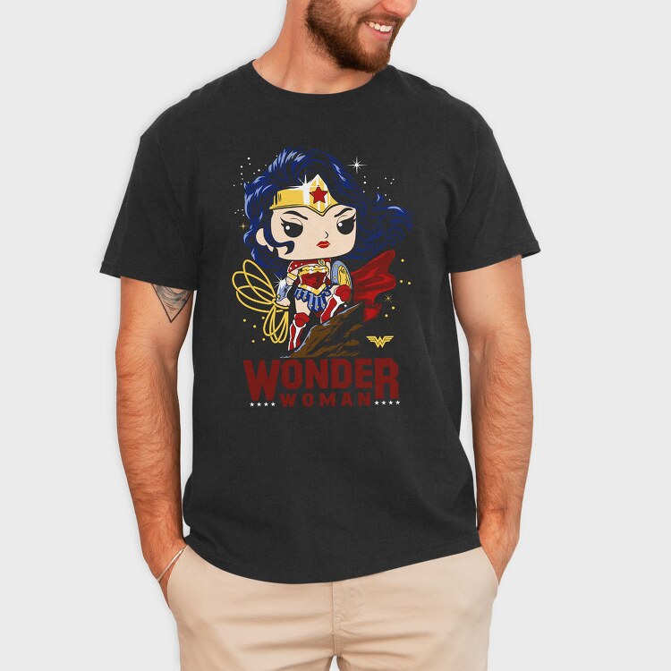 Wonder Woman Wonder, Tricou Barbati (Unisex)