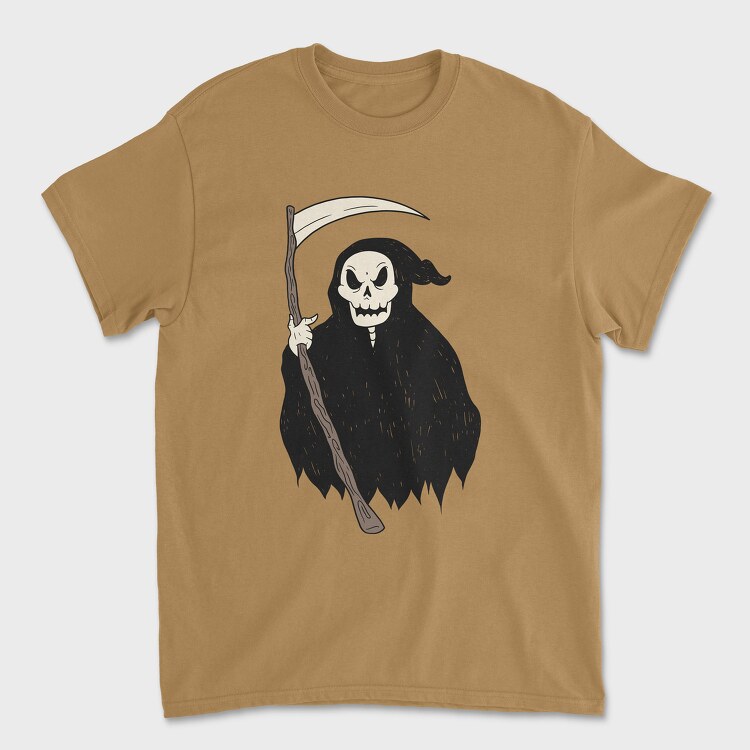 Grim Reaper Skull, Tricou Barbati (Unisex)