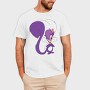 Purple Looney Tail, Tricou Barbati (Unisex)