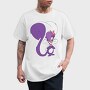 Purple Looney Tail, Tricou Barbati (Unisex)