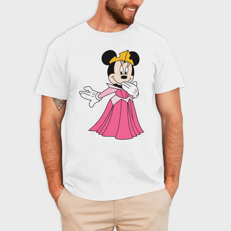 Minnie Mouse Princess, Tricou Barbati (Unisex)