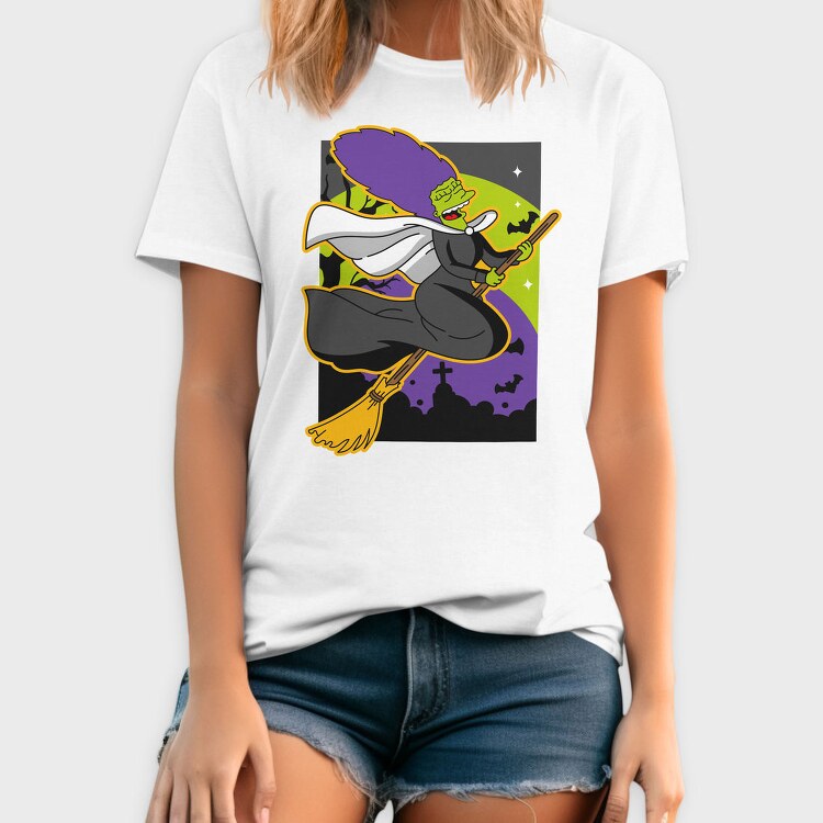 Halloween Witch Flyer, Tricou Barbati (Unisex)