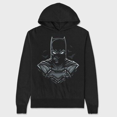 Batman Bat Signal, Hanorac Oversize Barbati (Unisex)