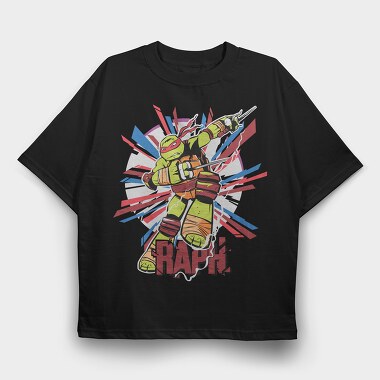 Raph Ninja Turtle, Tricou Oversize Barbati (Unisex)
