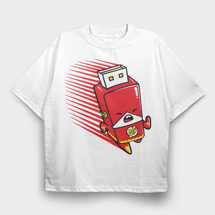 Usb Flash Drive, Tricou Oversize Barbati (Unisex)