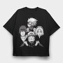 Ninja Trio Shadows, Tricou Oversize Barbati (Unisex)