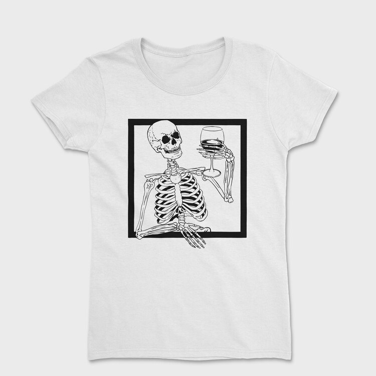 Skeleton Wine, Tricou Femei