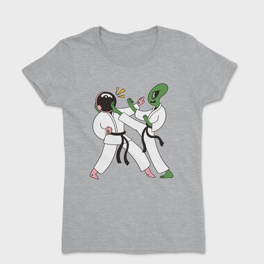 Tricou Femei, Astronaut Alien Karate