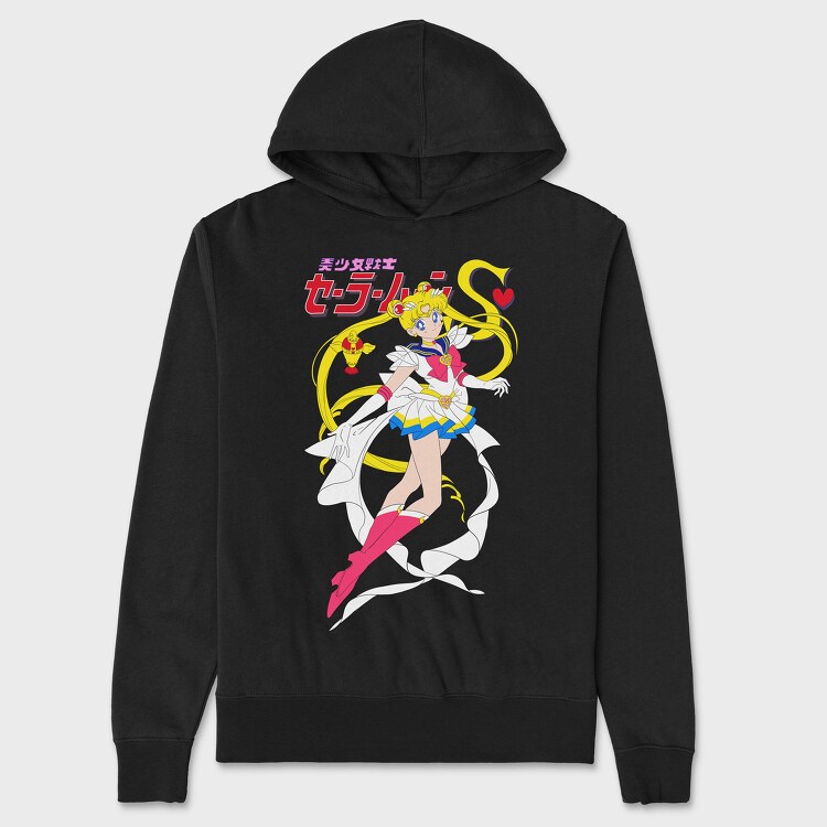 Sailor Moon 2, Hanorac Oversize Barbati (Unisex)