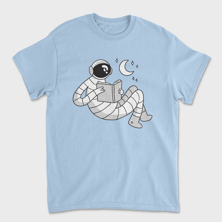 Astronaut Reading, Tricou Barbati (Unisex)