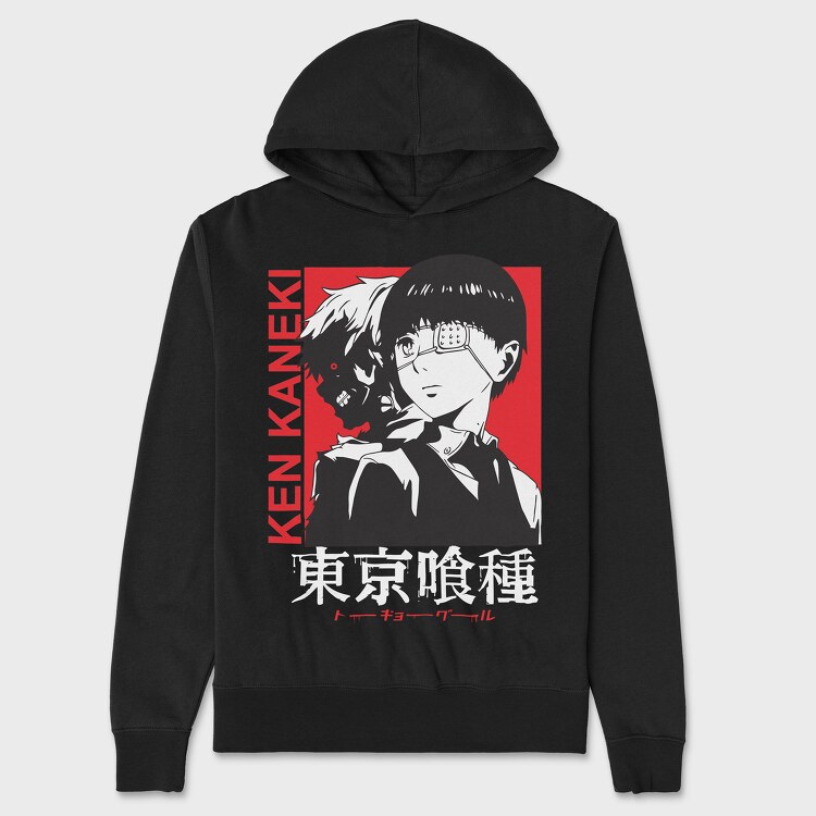 Tokio Ghoul 10, Hanorac Oversize Barbati (Unisex)