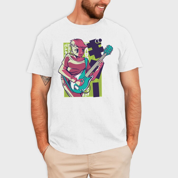 Rockstar Girl, Tricou Barbati (Unisex)