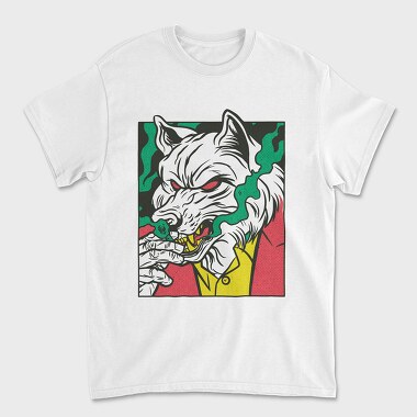 Tricou Barbati (Unisex), Wolf Smoke Comics