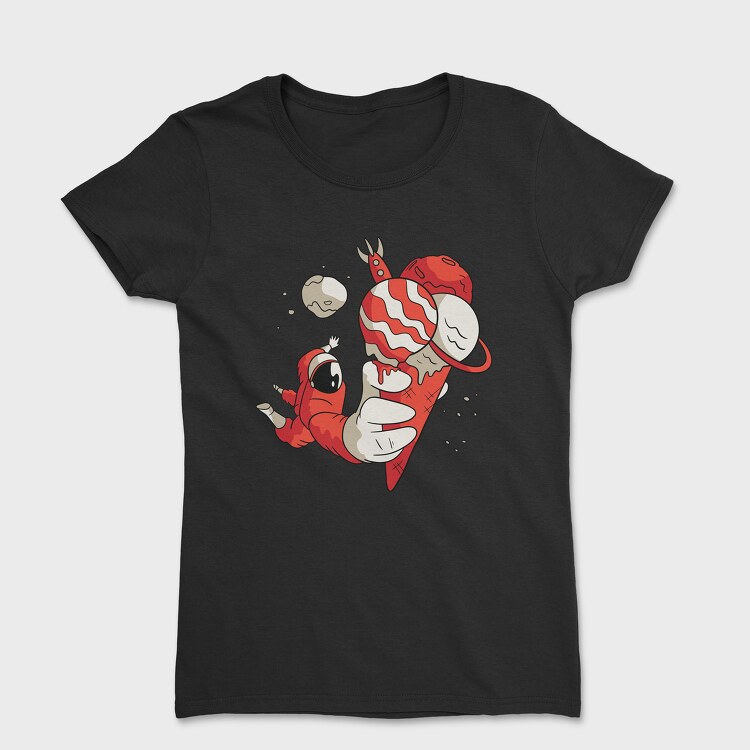 Tricou Femei, Astronaut Ice Cream