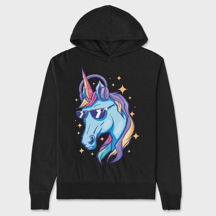 Shiny Unicorn, Hanorac Oversize Barbati (Unisex)