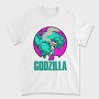 Godzilla Neon, Tricou Barbati (Unisex)