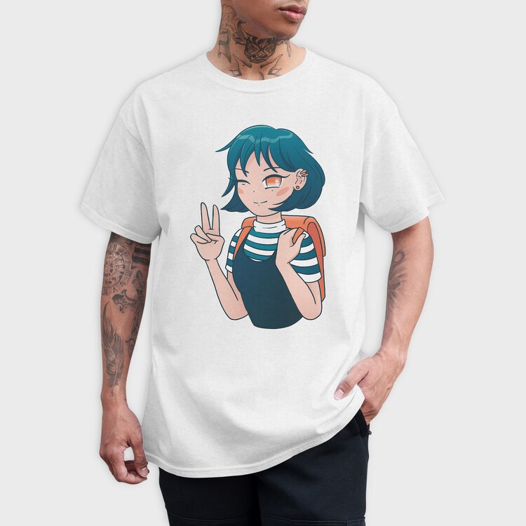 Peaceful Sailor, Tricou Barbati (Unisex)