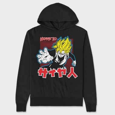 Dragon Ball Z 115, Hanorac Oversize Barbati (Unisex)