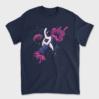 Tricou Barbati (Unisex), Astronaut On Bazooka