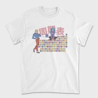 Periodic Table Characters, Tricou Barbati (Unisex)