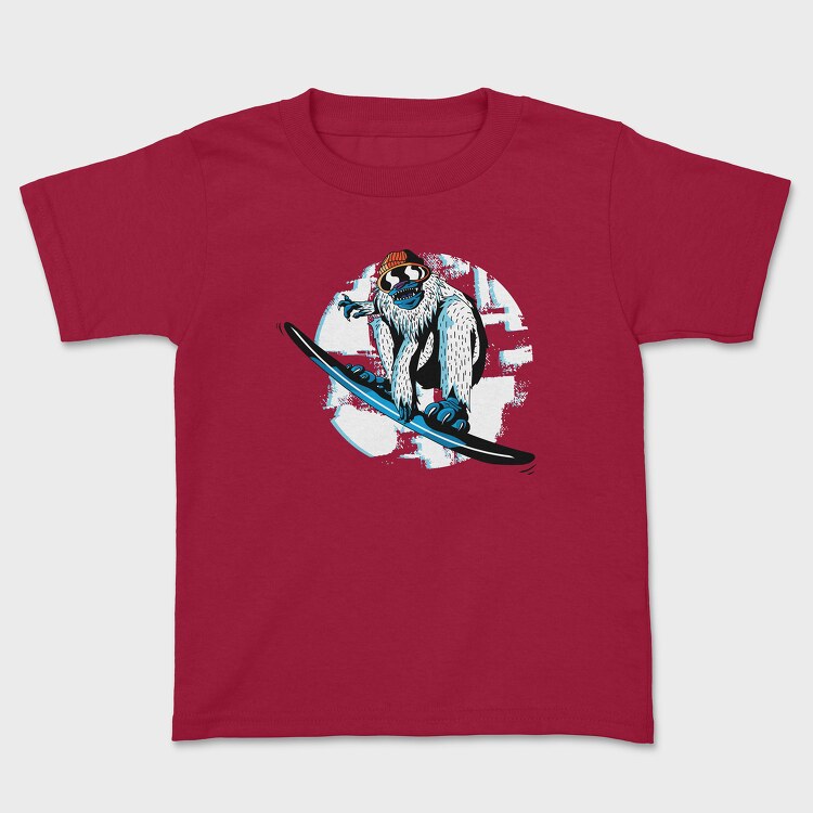 Snowboard Yeti, Tricou Copii