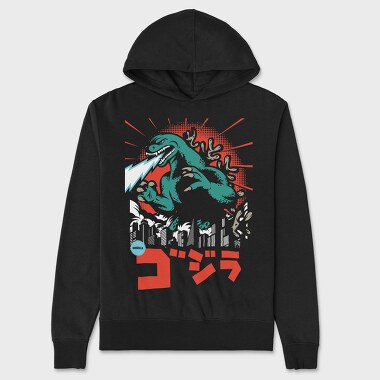 Godzilla, Hanorac Oversize Barbati (Unisex)