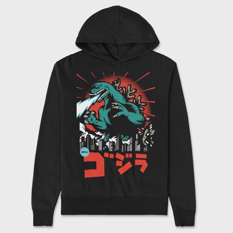 Hanorac Barbati (Unisex), Godzilla