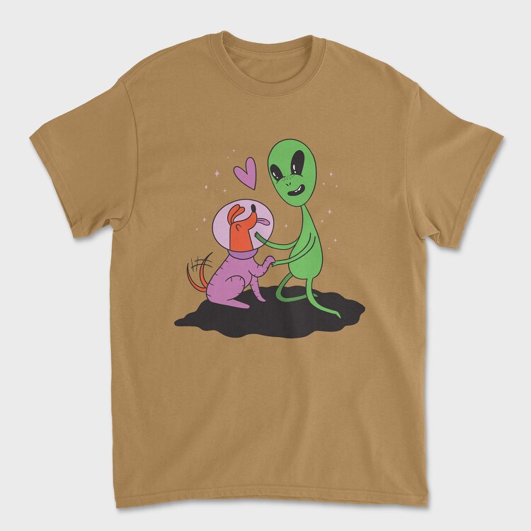 Alien Dog, Tricou Barbati (Unisex)