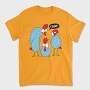 Crazy Chicken, Tricou Barbati (Unisex)