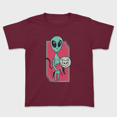 Tricou Copii, Alien Cat