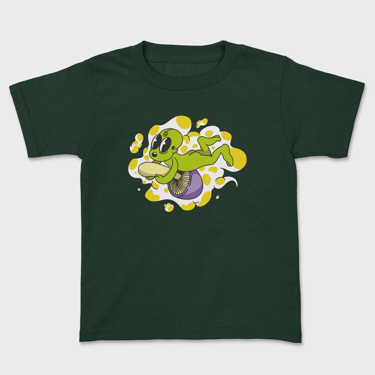 Tricou Copii, Mushroom Alien