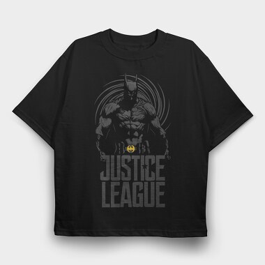 Batman Justice League, Tricou Oversize Barbati (Unisex)