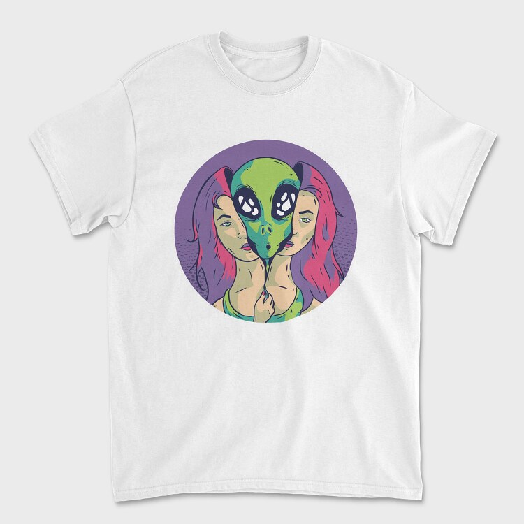 Alien Girl, Tricou Barbati (Unisex)