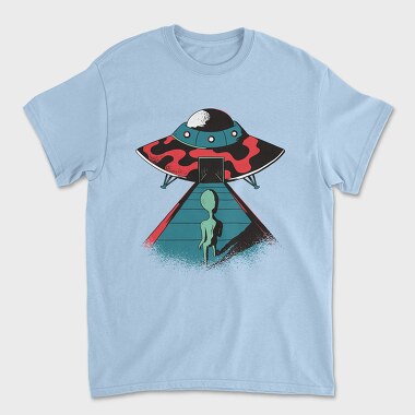 Alien Ufo, Tricou Barbati (Unisex)