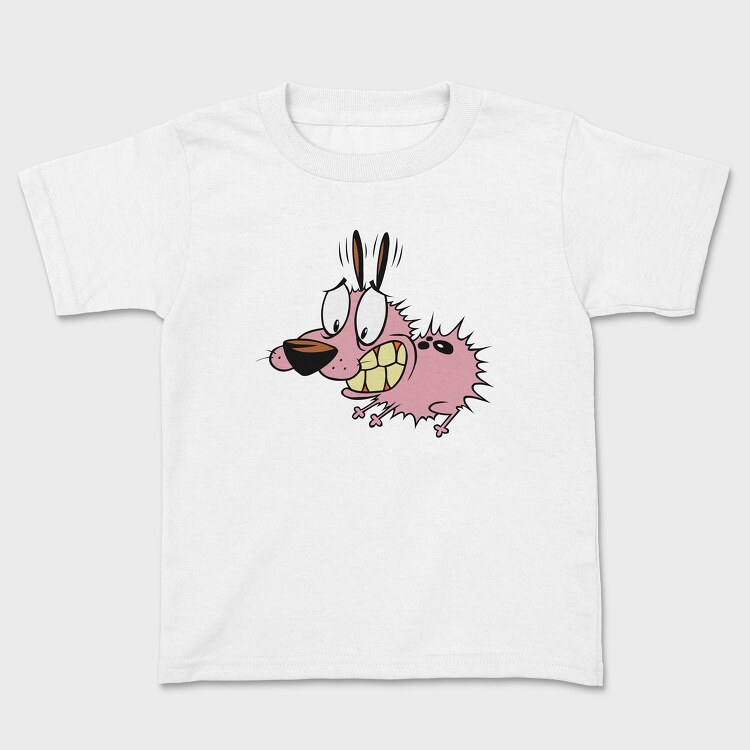 Cartoon Retro Courage the Cowardly Dog 1, Tricou Copii