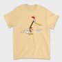 Cartoon Retro Cow and Chicken 4, Tricou Barbati (Unisex)