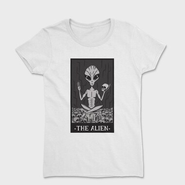 Tricou Femei, The Alien Tarot Card