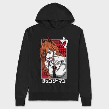 Chainsaw Man 5, Hanorac Oversize Barbati (Unisex)