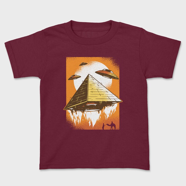 Tricou Copii, Ufo Pyramid