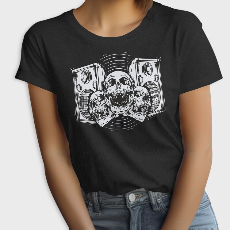 Skull Boombox, Tricou Femei