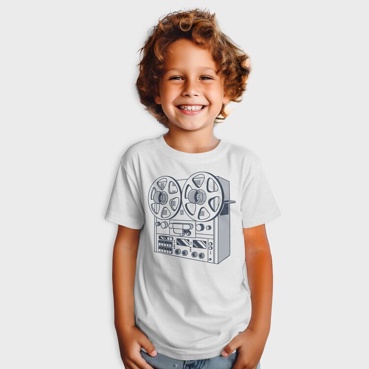 Vintage Audio Illustration 2, Tricou Copii