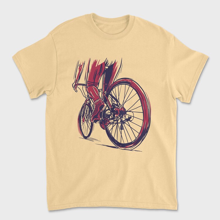 Muscular Cyclist, Tricou Barbati (Unisex)