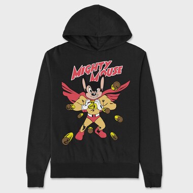 Mighty Mouse, Hanorac Oversize Barbati (Unisex)