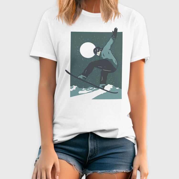 Snowboarder, Tricou Barbati (Unisex)